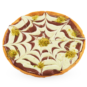 Crostata bigusto moderna pistacchio e cioccolata